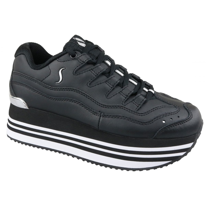 Plataforma de alta energia Skechers Highrise W 73937-BLK preto
