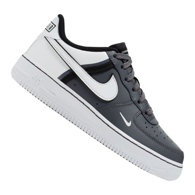 Sapata Nike Air Force 1 LV8 2 Jr CI1756-002 branco preto