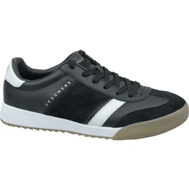 Sapatos Skechers Zinger-Scobie M 52322-BKW preto Sapatos Skechers Zinger-Scobie M 52322-BKW preto