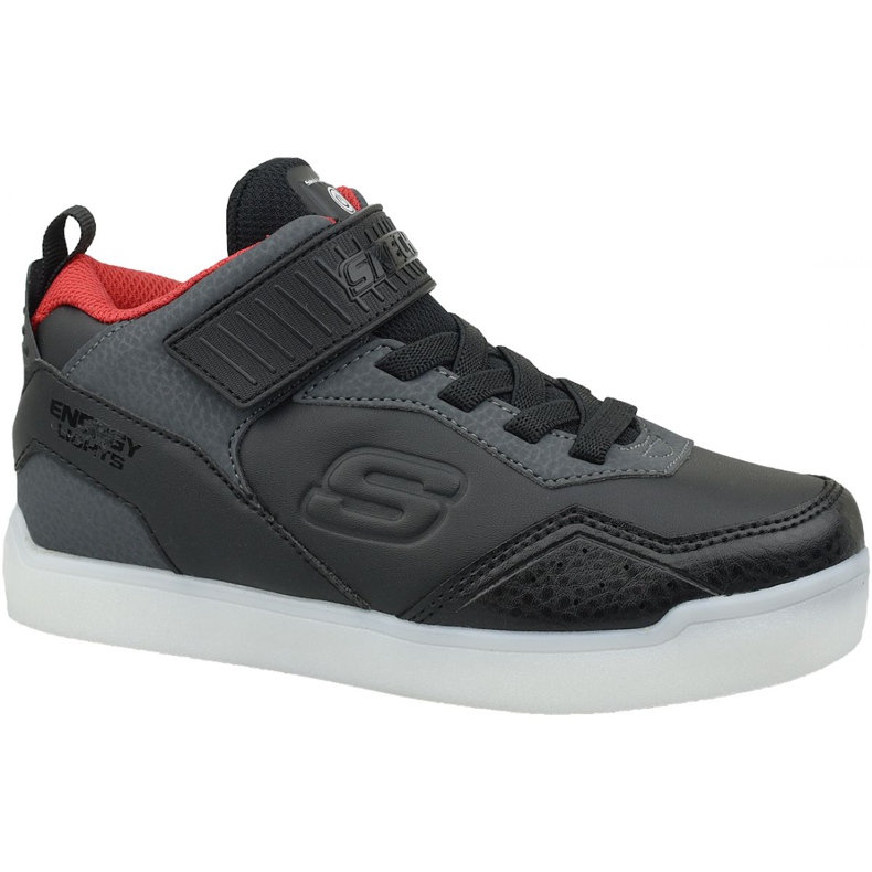 Sapatos Skechers Energy Lights Jr 90613L-BKRD preto