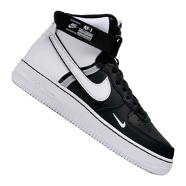 Nike Air Force 1 High LV8 2 Gs Jr CI2164-010 branco preto Nike Air Force 1 High LV8 2 Gs Jr CI2164-010 branco preto