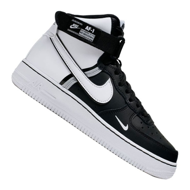 Nike Air Force 1 High LV8 2 Gs Jr CI2164-010 branco preto
