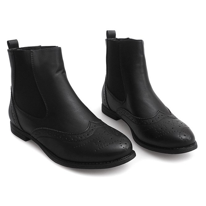 Botas clássicas de jazz 220-PA pretas preto