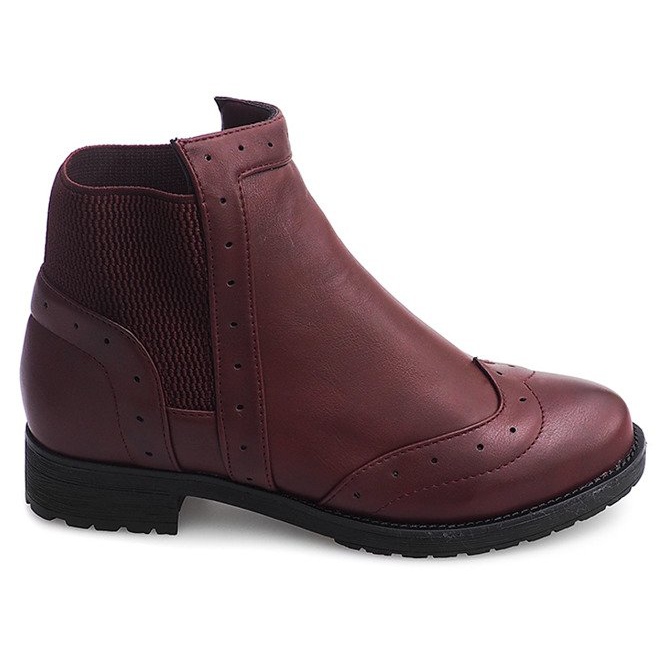 Botas clássicas de jazz W102 Bordo vermelho