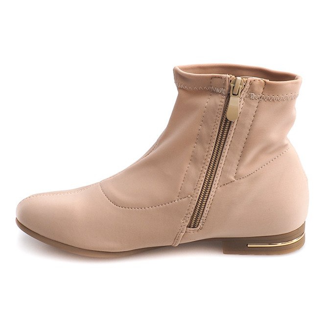 Botas de tecido elegantes R105 bege