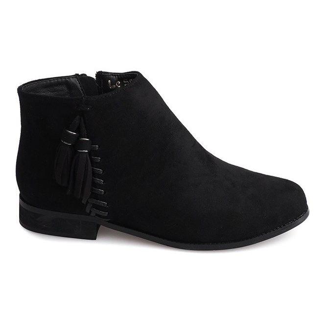 Botas de camurça Boho 99-8 Preto