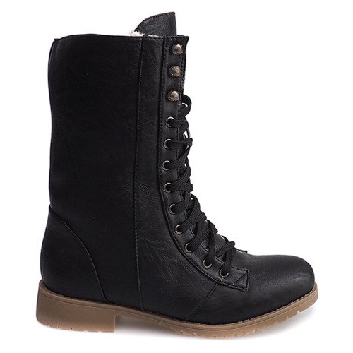 Botas Quentes Jodhpur Fur 1053 Preto