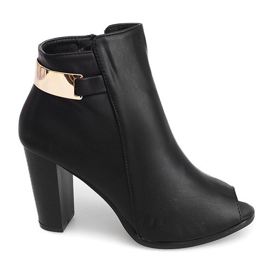 Abra as botas em um poste F906 Preto Abra as botas em um poste F906 Preto