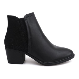 Botas em um poste com borracha K77 preta preto