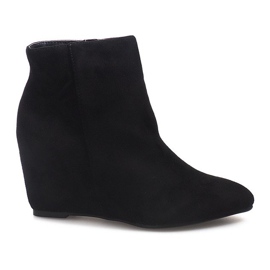 Botas Wedges On Wedge B5062 Pretas preto