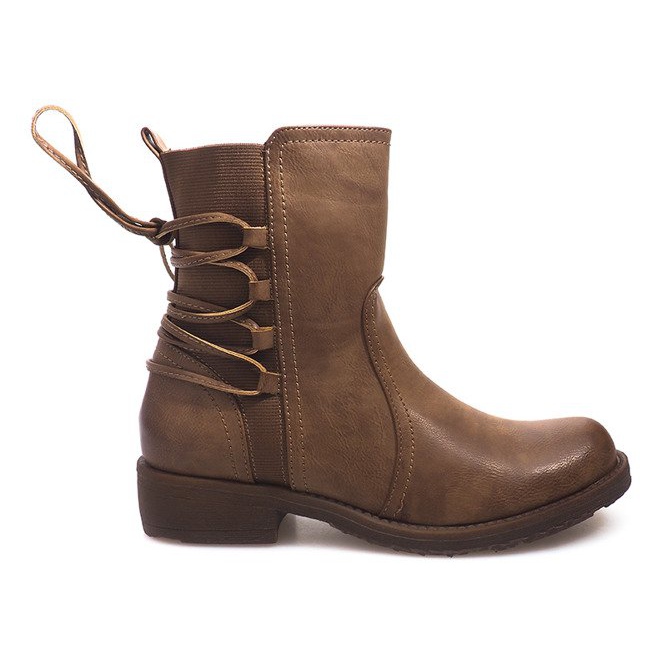 Botas altas 55435 Khaki multicolorido verde