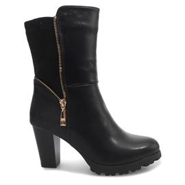 Botas de salto FR59 pretas preto