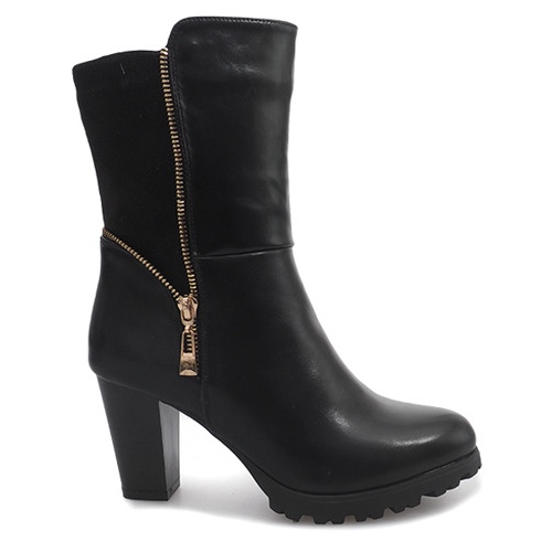 Botas de salto FR59 pretas preto