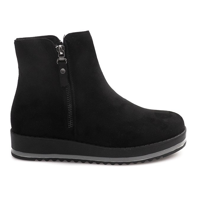 Botas quentes botas Jodhpur K-103 pretas preto