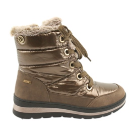 Botas marrons, membrana Caprice 26221 marrom