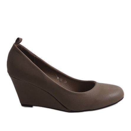 Bombas de cunha Khaki M-25 multicolorido verde