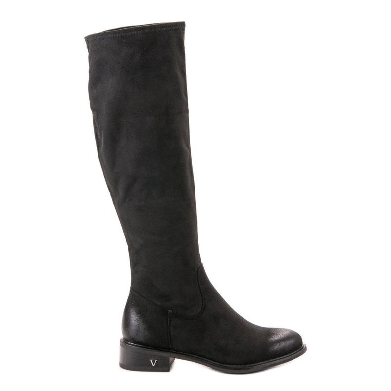 Botas de camurça VINCEZA preto