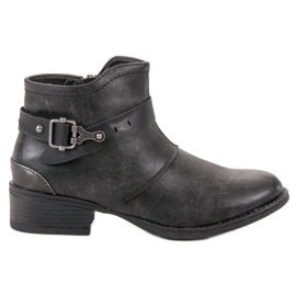 Groto Gogo Botas Com Fivela Decorativa preto
