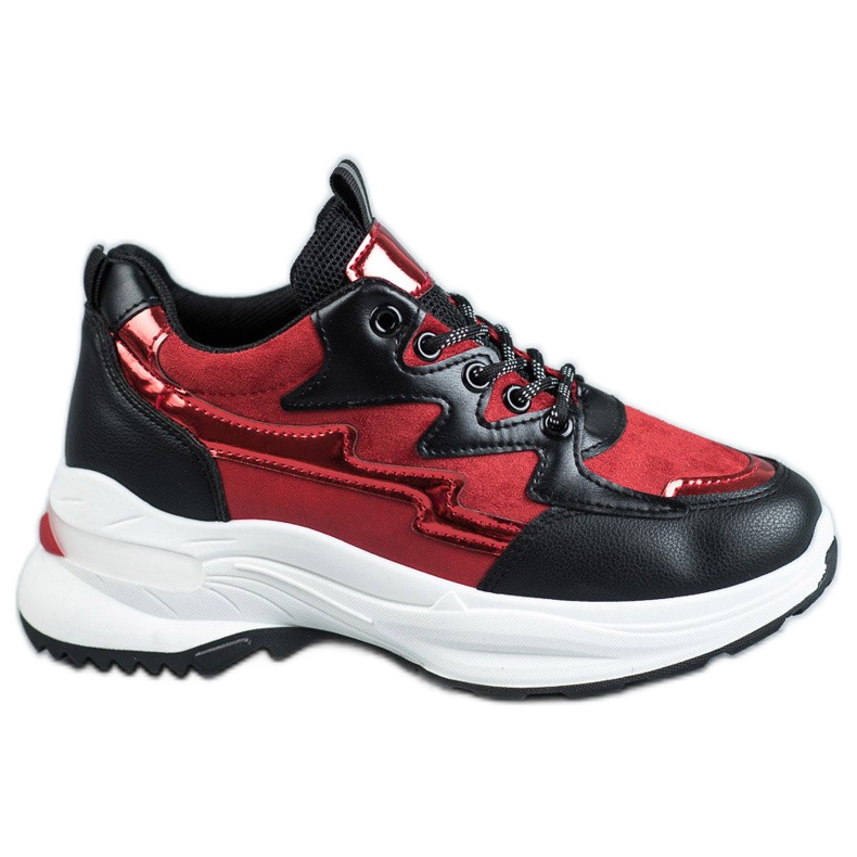 SHELOVET Calçado desportivo vermelho multicolorido