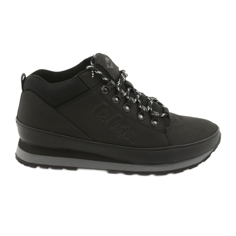 Sapatos masculinos de inverno Black Lee Cooper 19-20-011 preto