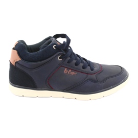 Sapatos masculinos Lee Cooper 19-29-032B azul marinho marrom azul-marinho