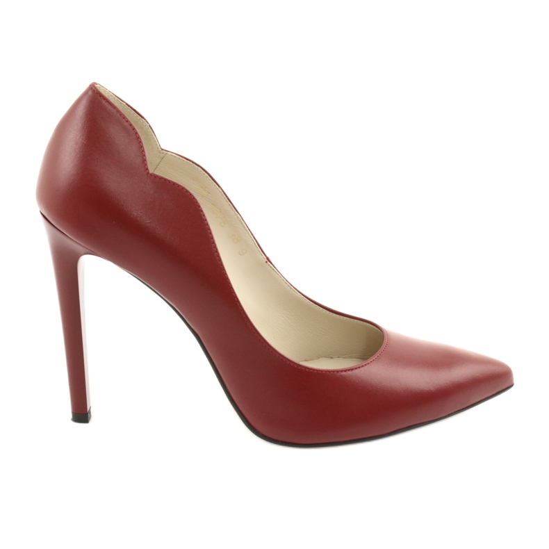 Sapatos vermelhos no calcanhar Anis 4376