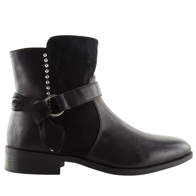 Botas pretas femininas pretas 1046-PA pretas preto