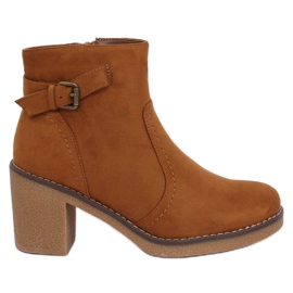 Botins camelo 8B855 Camel marrom