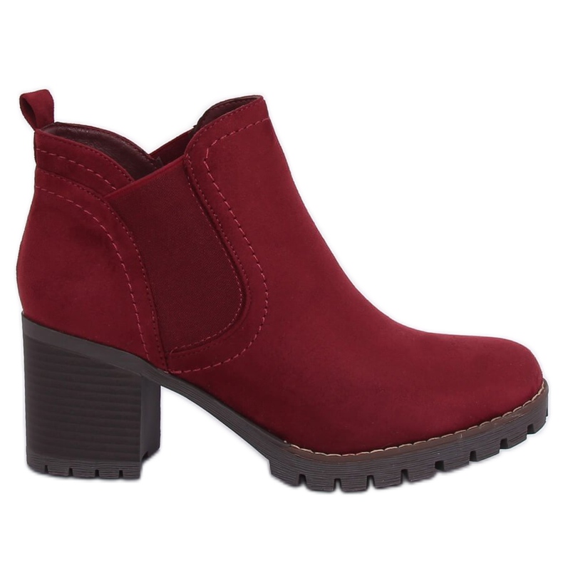 Botas Maroon 8B879 Wine Jodhpur vermelho