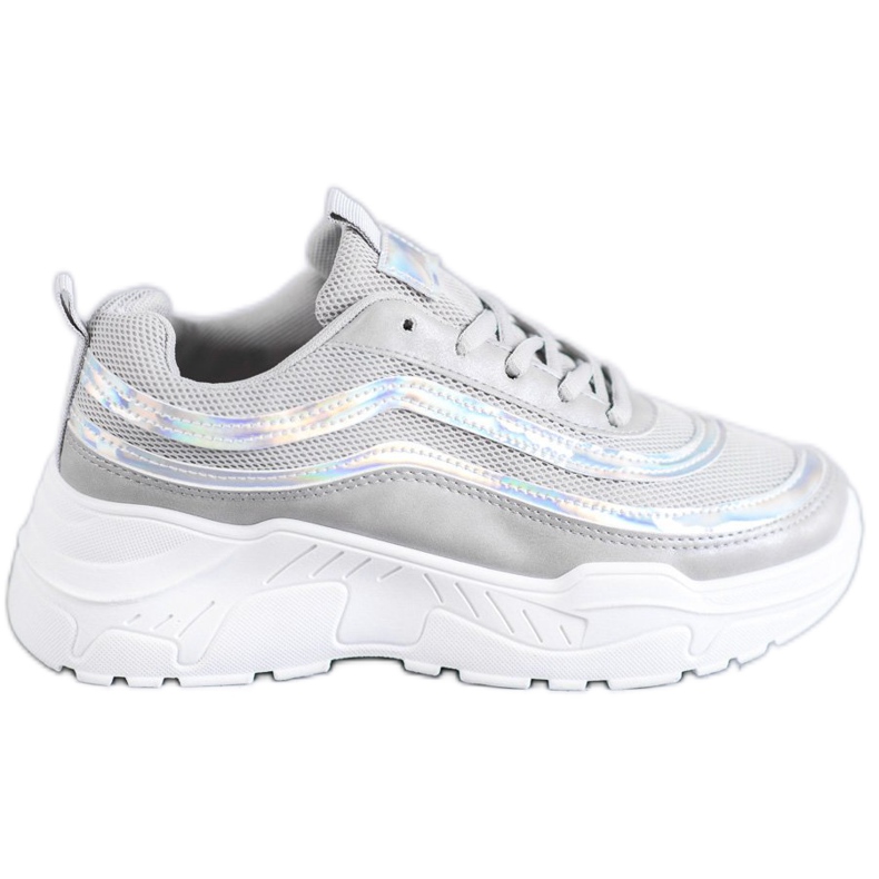 SHELOVET Tênis esportivos cinza claro