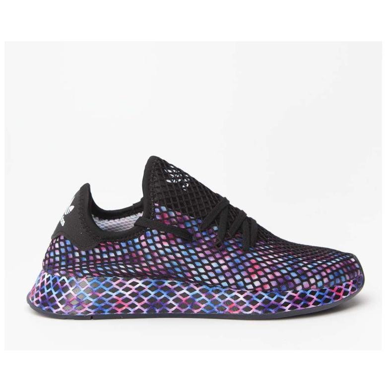 Adidas Deerupt Runner 656 Core Núcleo Preto Nuvem Preta Branco multicolorido