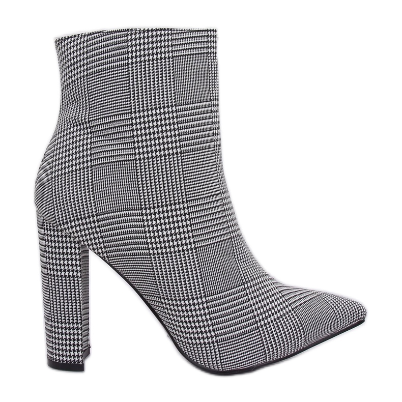 Botas pretas de salto alto NS053P Houn Dstooth preto
