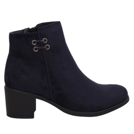 Botas azuis marinho 8B982 de salto alto feminino azul marinho