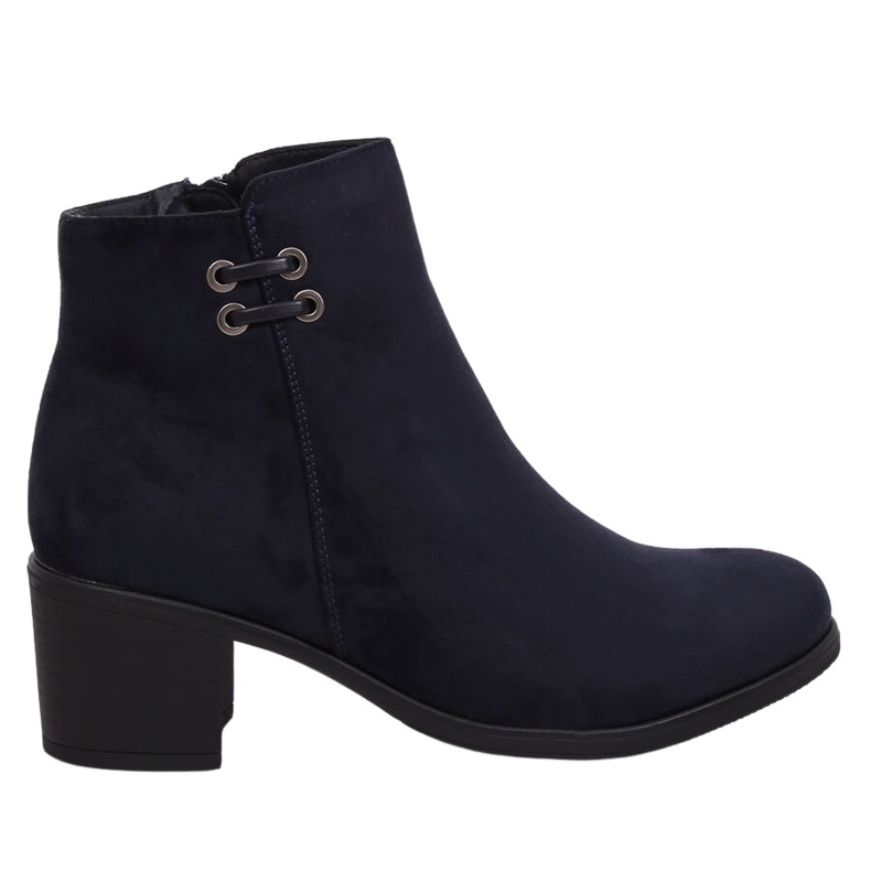 Botas azuis marinho 8B982 de salto alto feminino azul marinho