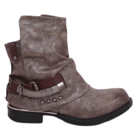 Botas militares cinza LL-165P Khaki