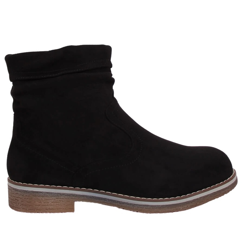 Botas femininas pretas W862 pretas preto