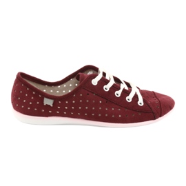 Sapatos juvenis Befado 310Q010 vermelho multicolorido
