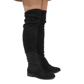 Botas pretas quentes 7570-PG preto