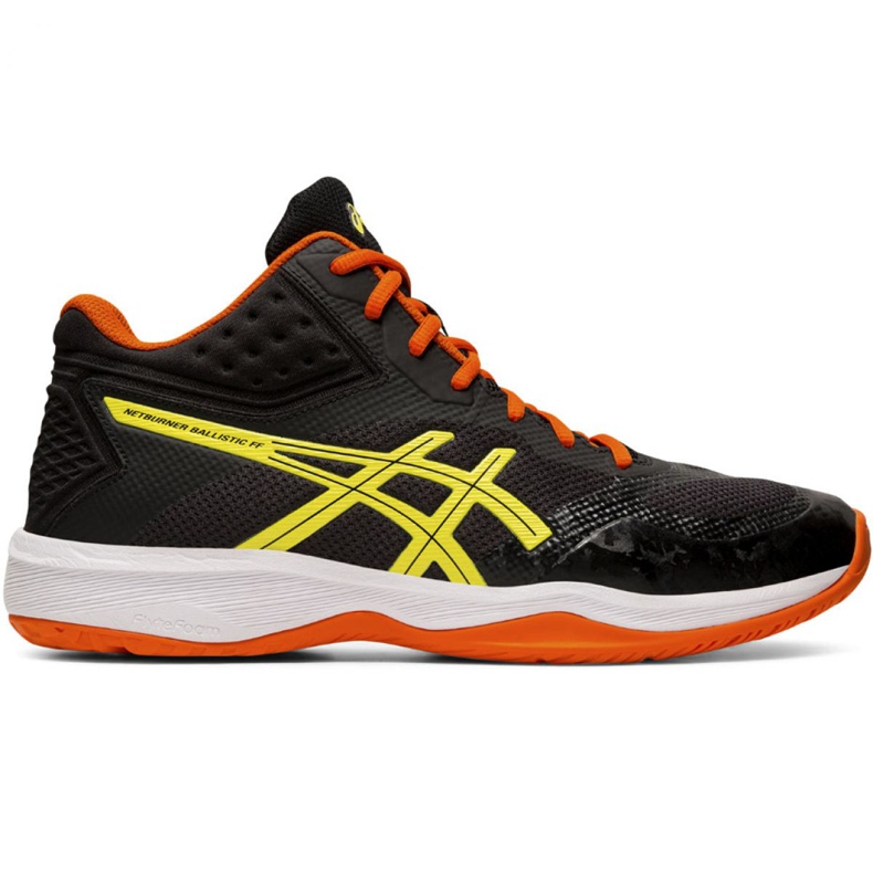 Asics Netburner Ballistic Ff Mt M 1051A003 003 tênis de vôlei preto preto Asics Netburner Ballistic Ff Mt M 1051A003 003 tênis de vôlei preto preto