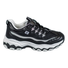 Yes Mile Tênis Com Brilho preto