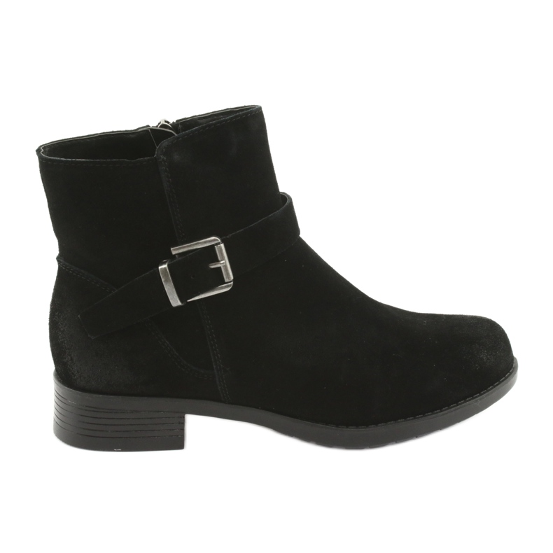 Botas de camurça preta American Club SH04 preto