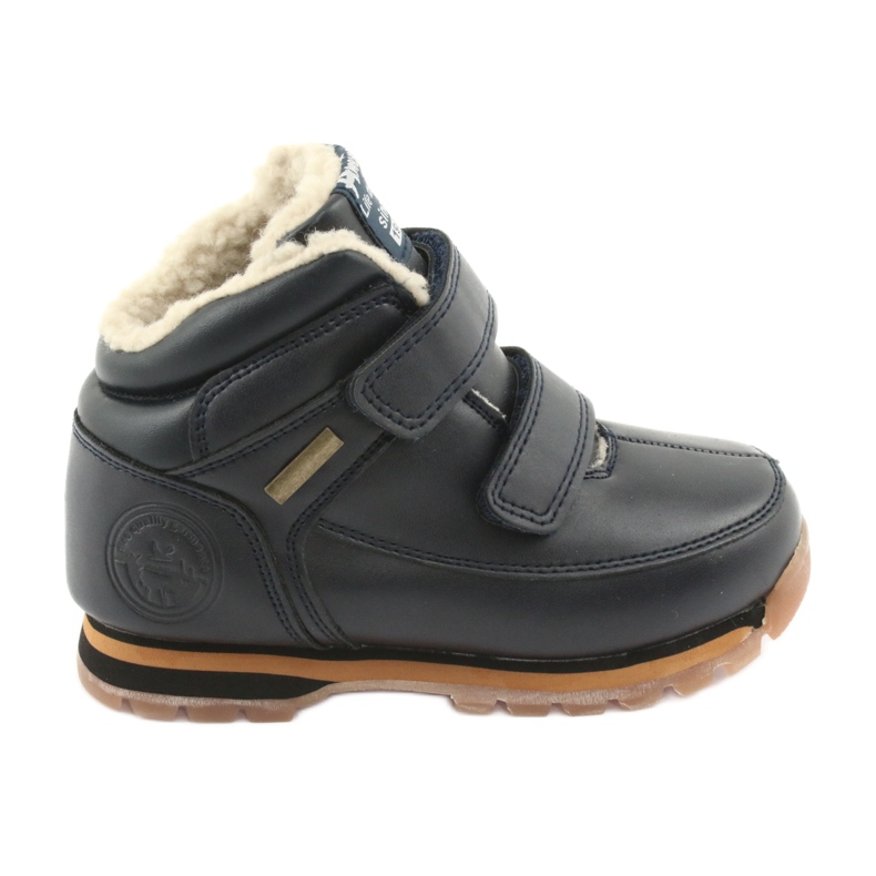 American Club Botas Botas de velcro americano ES42 azul marinho