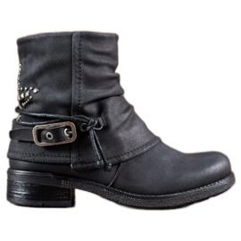 SHELOVET Trabalhadores com uma fivela decorativa preto SHELOVET Trabalhadores com uma fivela decorativa preto