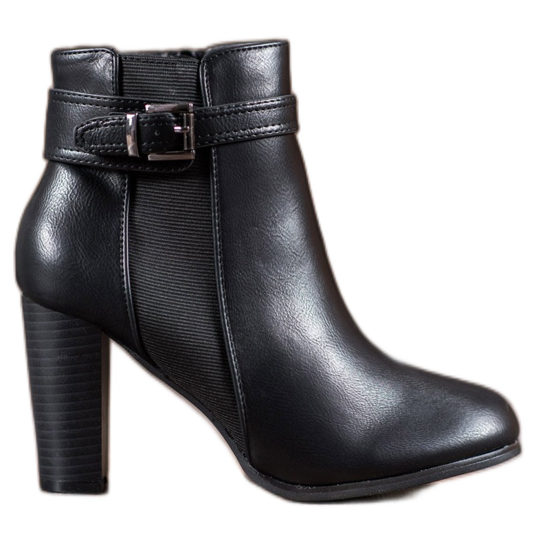 Abloom Botas em um poste com uma fivela preto