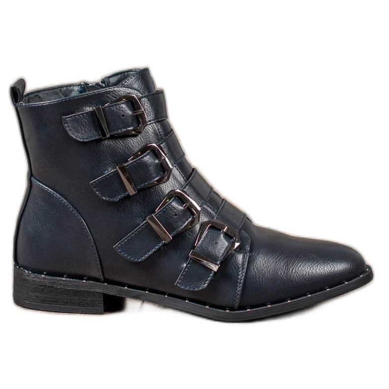 Cm Paris Botas Com Fivelas azul
