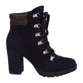 Botas de madeira azul marinho 8992 Azul