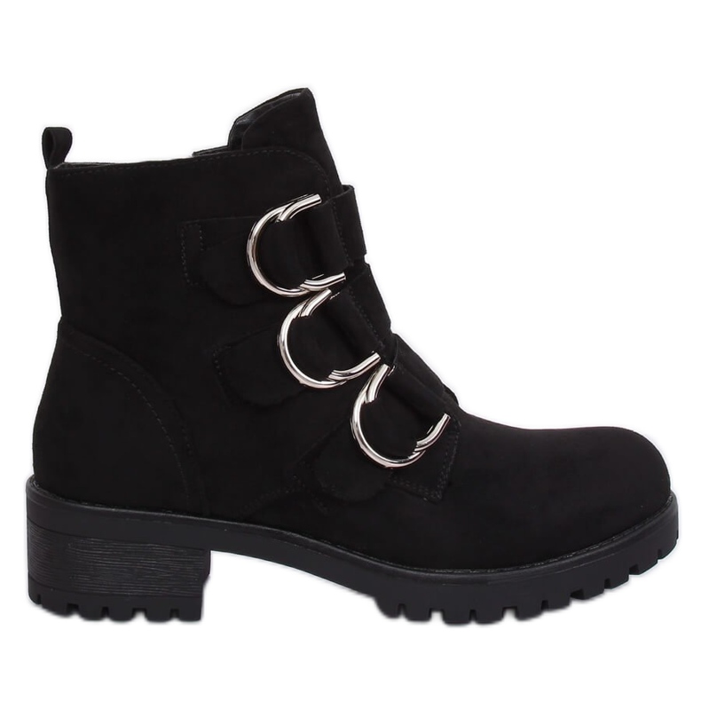 Botas femininas pretas Z144 pretas preto
