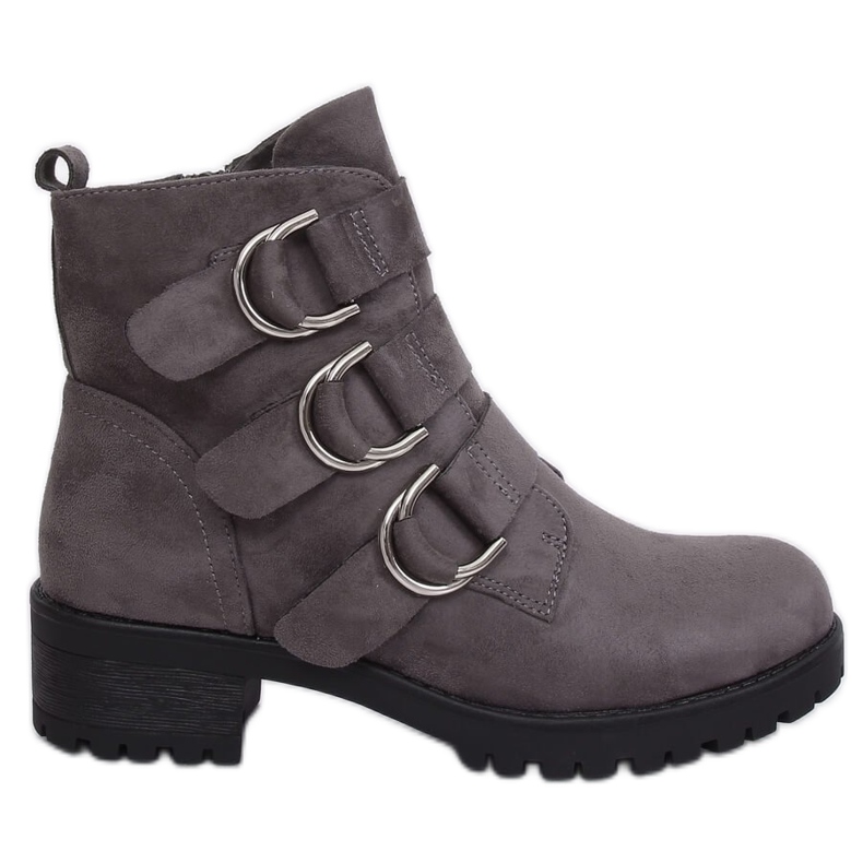 Botas cinza cinza para mulheres Z144 Gray