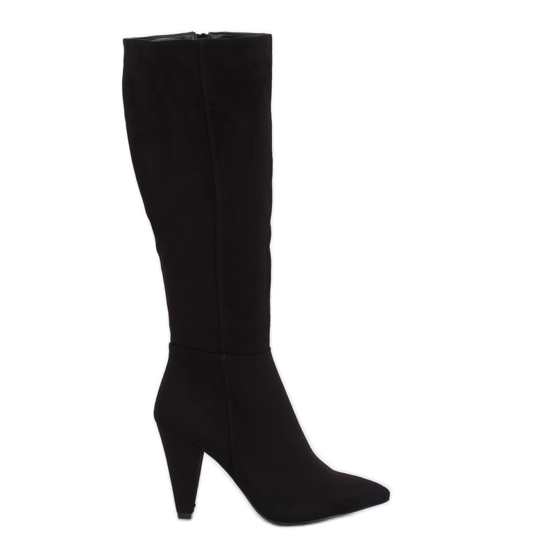 Salto alto preto clássico 8677 Preto Salto alto preto clássico 8677 Preto