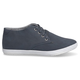 Tênis de cano alto na moda 3232 azul marinho azul-marinho